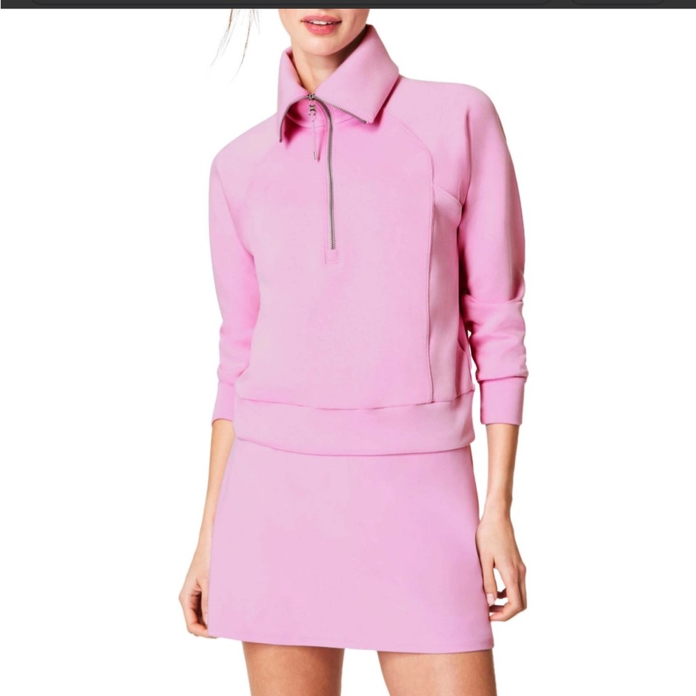 Spanx Air Essential 1/2 Zip (petunia) 2X